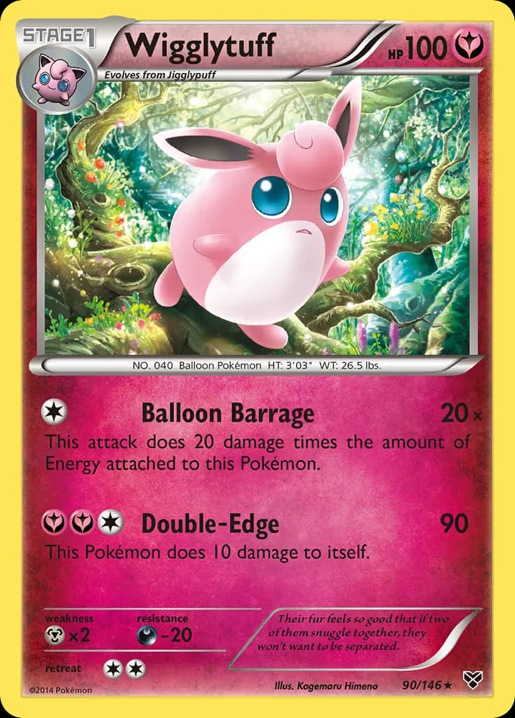 Wigglytuff — XY 90 Pokémon card