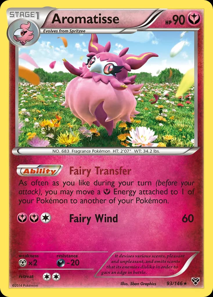 Aromatisse — XY 93 Pokémon card