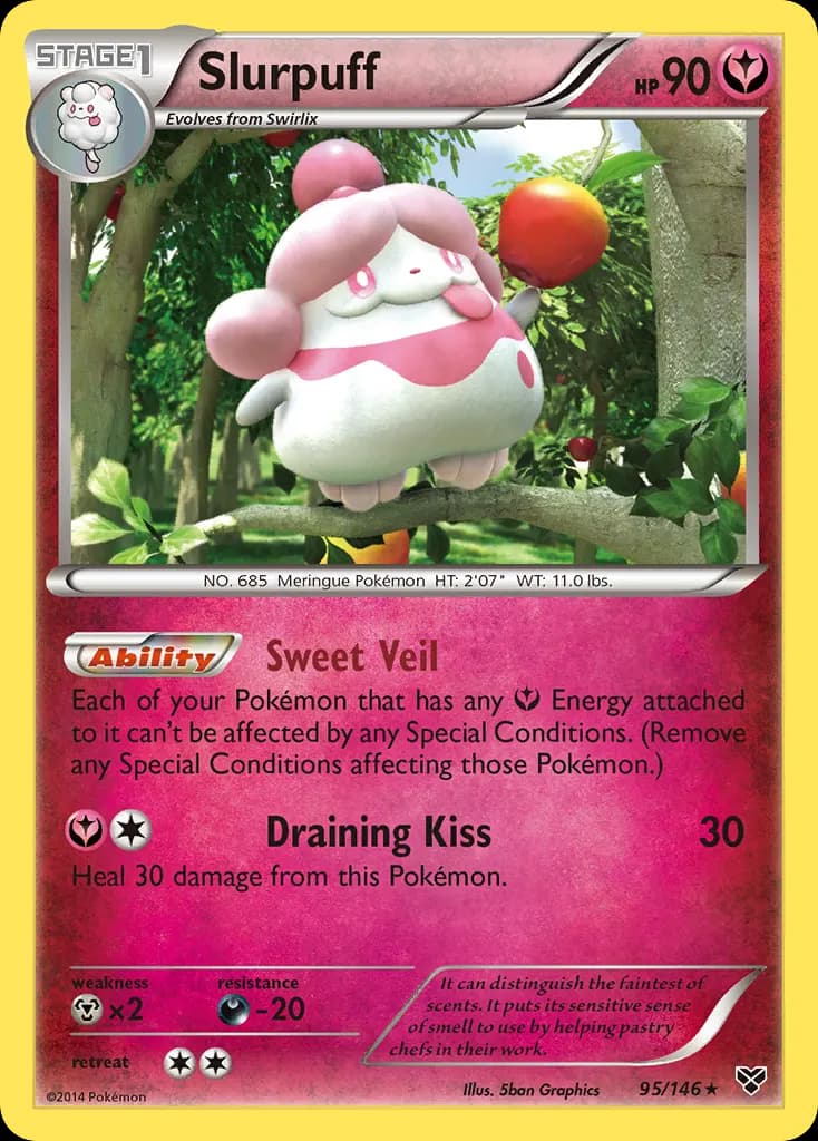 Slurpuff — XY 95 Pokémon card