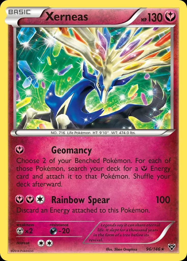 Xerneas — XY 96 Pokémon card