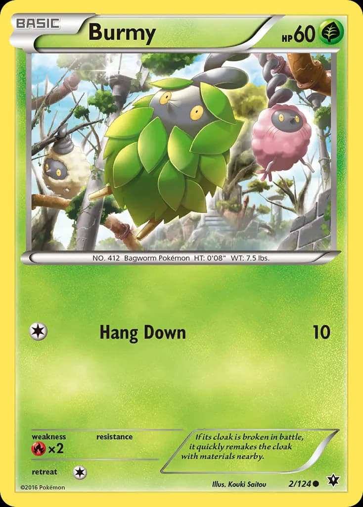 Burmy — Fates Collide 2 Pokémon card