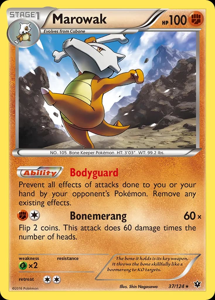 Marowak — Fates Collide 37 Pokémon card