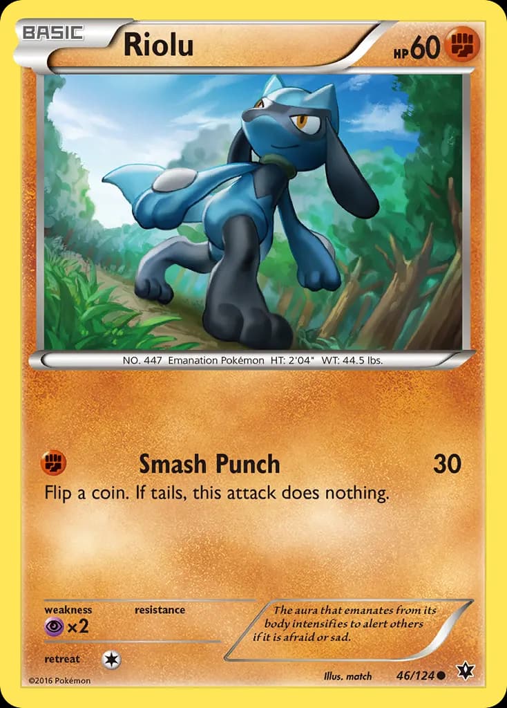 Riolu — Fates Collide 46 Pokémon card