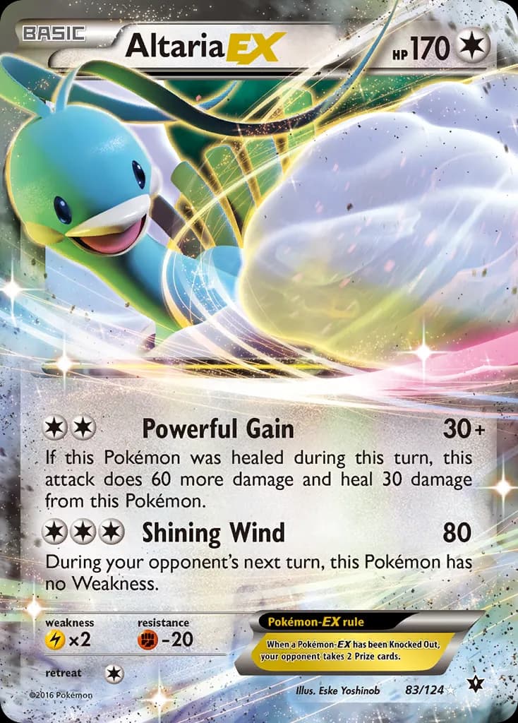 Altaria-EX — Fates Collide 83 Pokémon card