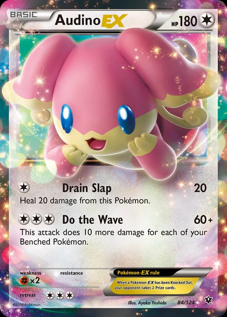 Audino-EX — Fates Collide 84 Pokémon card
