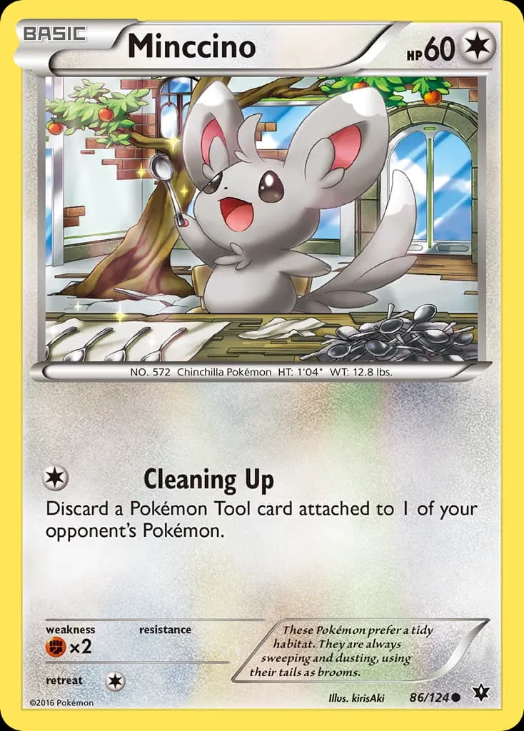 Minccino — Fates Collide 86 Pokémon card