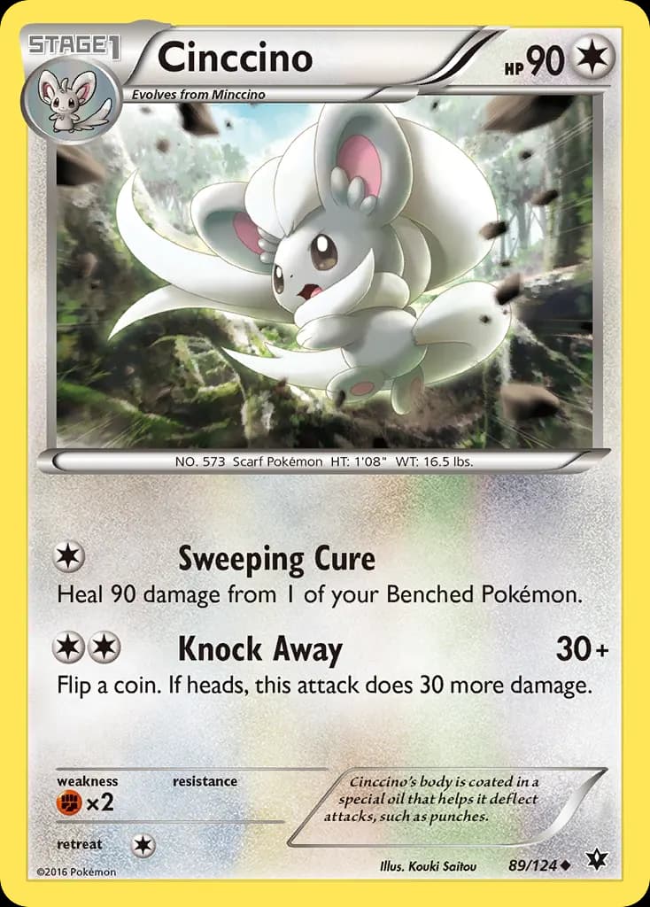 Cinccino — Fates Collide 89 Pokémon card