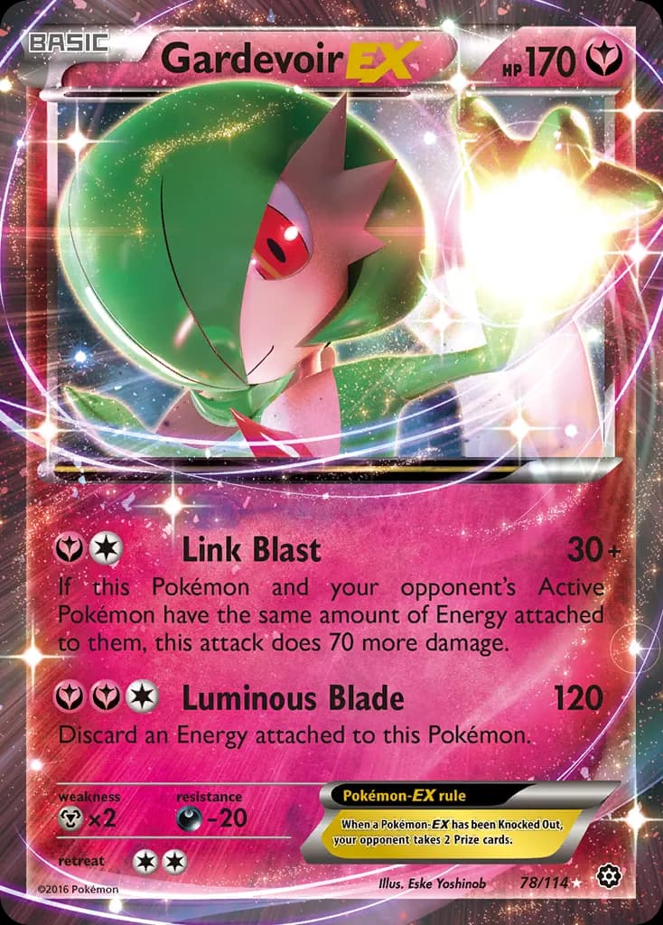 Gardevoir-EX — Steam Siege 78 Pokémon card