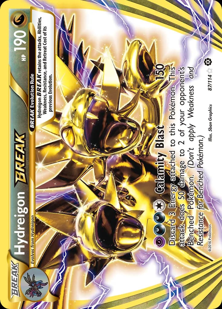 Hydreigon BREAK — Steam Siege 87 Pokémon card