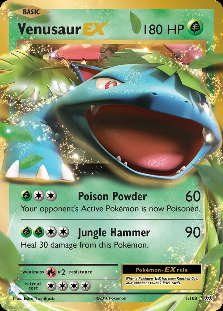 Venusaur-EX — Evolutions 1 Pokémon card