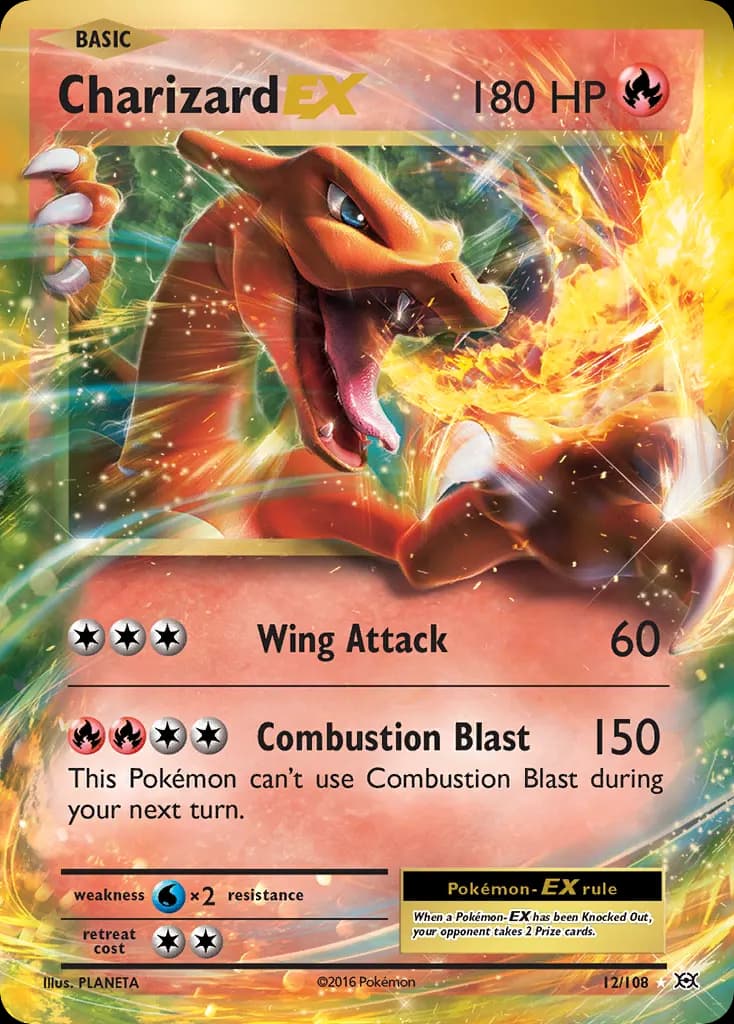 Charizard-EX — official card artwork (representative)