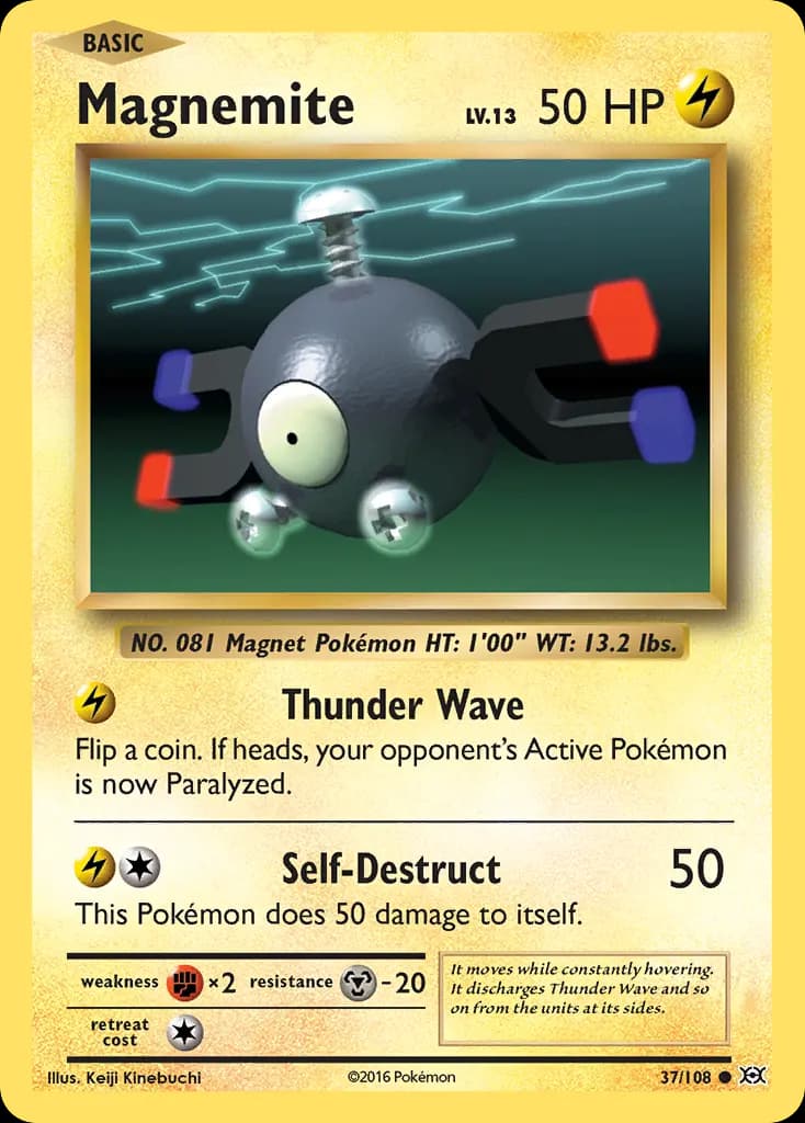 Magnemite — Evolutions 37 Pokémon card