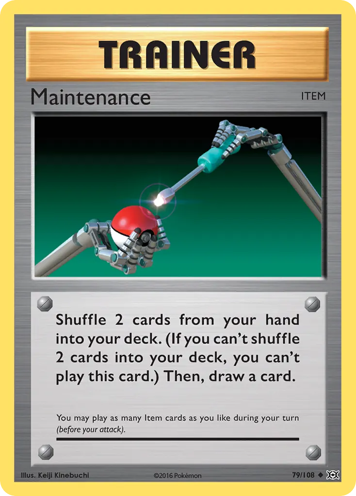 Maintenance — Evolutions 79 Pokémon card