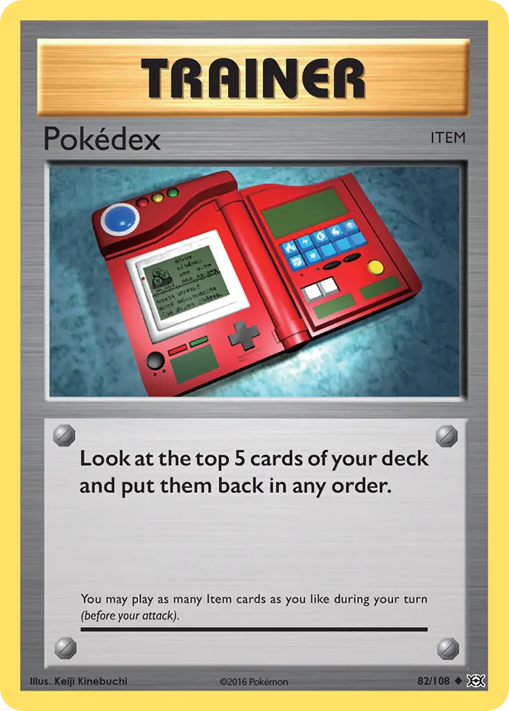 Pokédex — Evolutions 82 Pokémon card