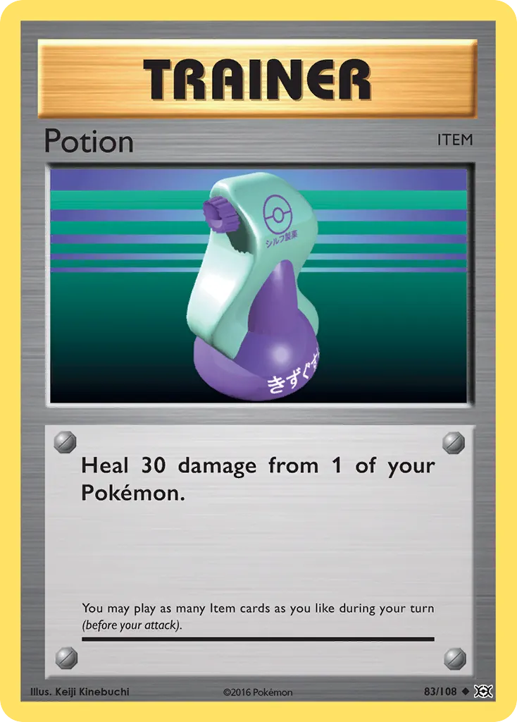 Potion — Evolutions 83 Pokémon card