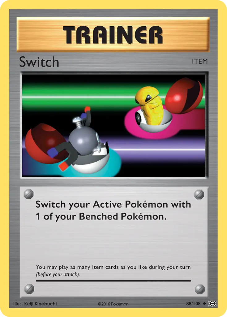 Switch — Evolutions 88 Pokémon card