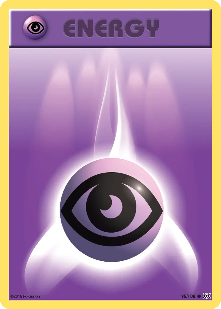 Psychic Energy — Evolutions 95 Pokémon card