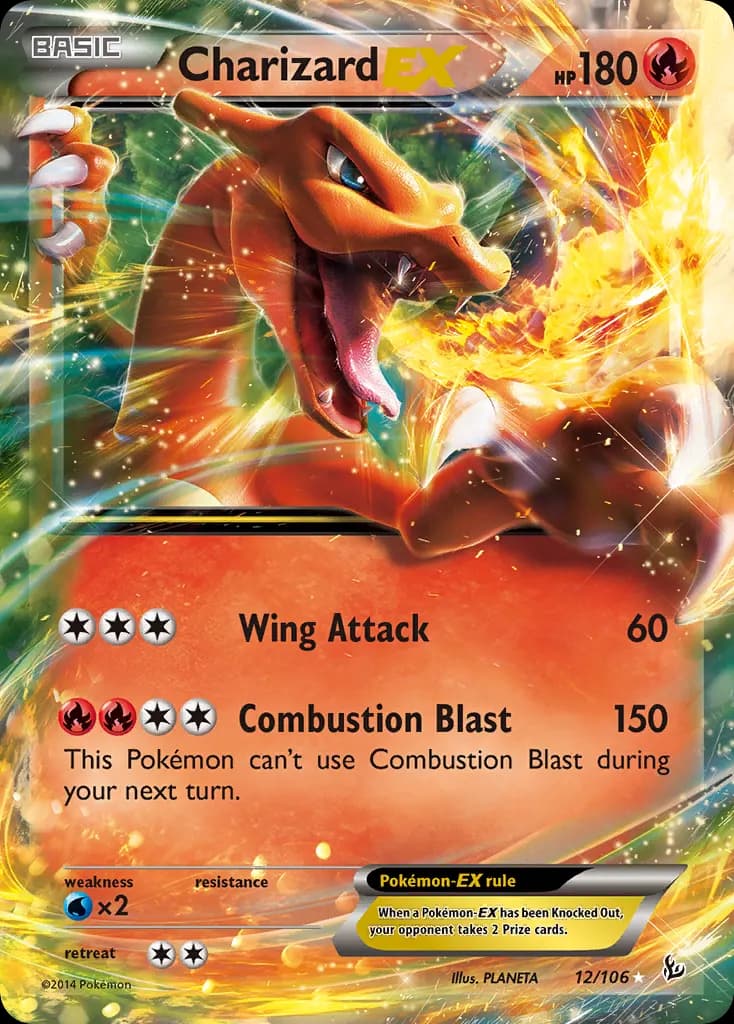 Charizard-EX — Flashfire 12 Pokémon card