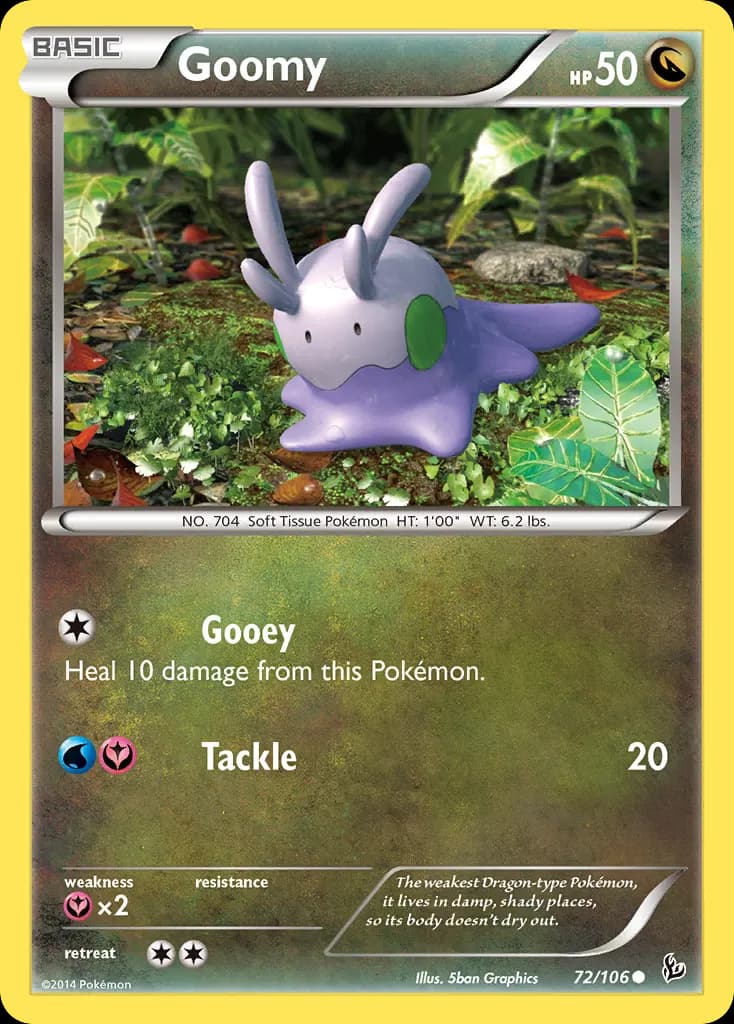Goomy — Flashfire 72 Pokémon card