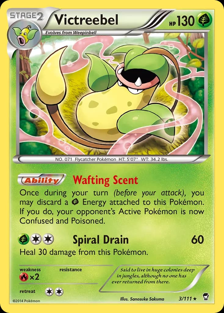 Victreebel — Furious Fists 3 Pokémon card