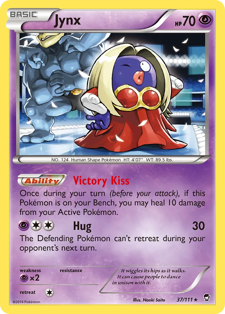Jynx — Furious Fists 37 Pokémon card
