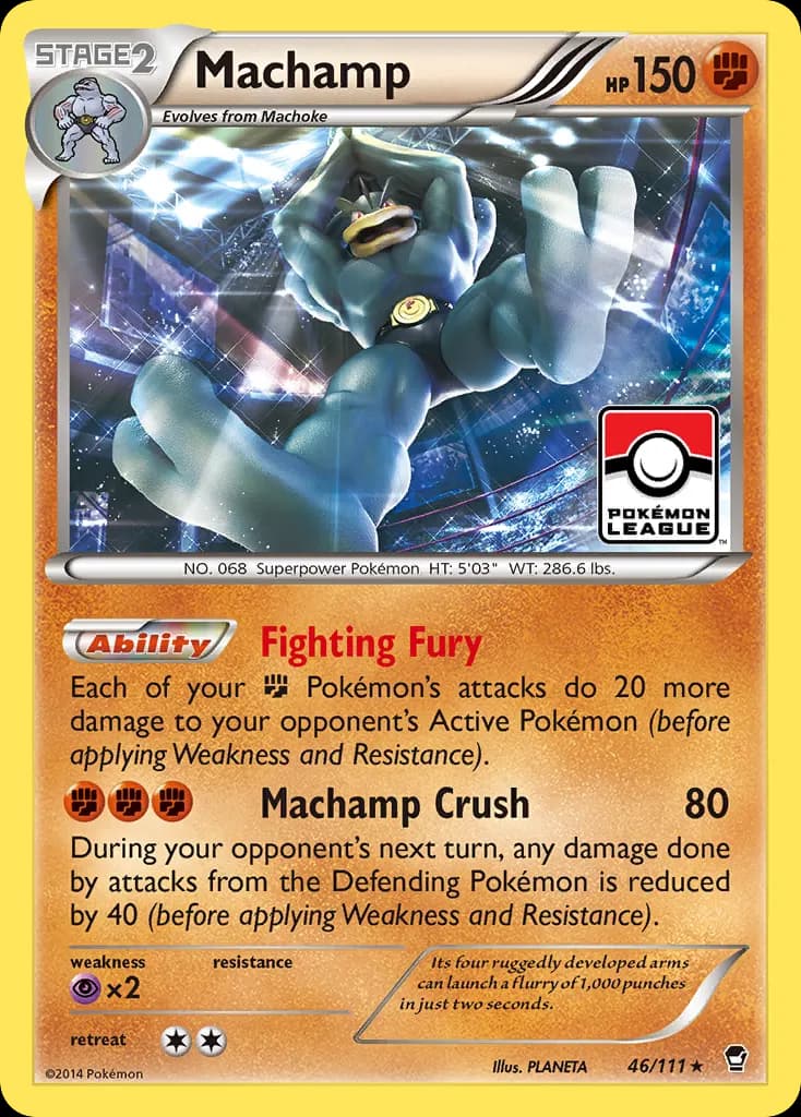 Machamp — Furious Fists 46 Pokémon card