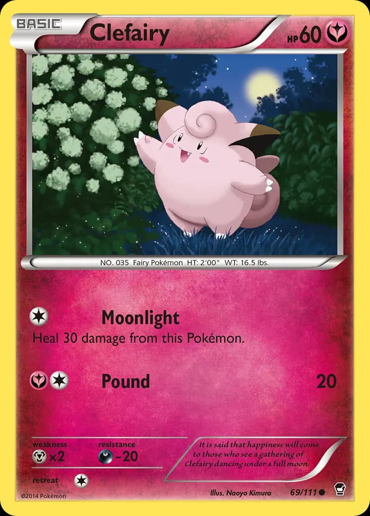 Clefairy — Furious Fists 69 Pokémon card