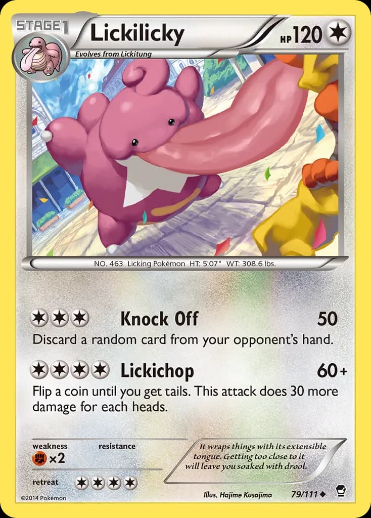 Lickilicky — Furious Fists 79 Pokémon card