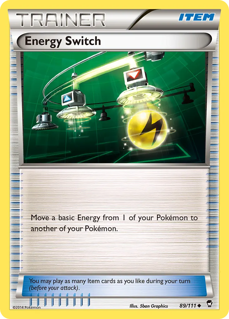 Energy Switch — Furious Fists 89 Pokémon card