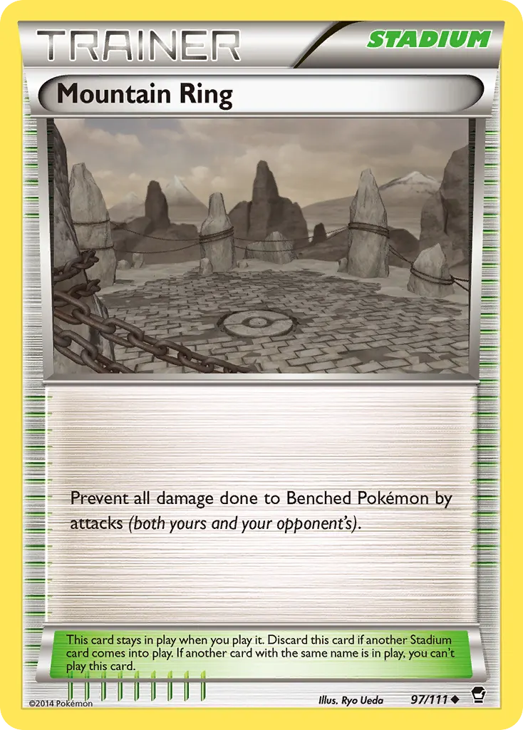 Mountain Ring — Furious Fists 97 Pokémon card