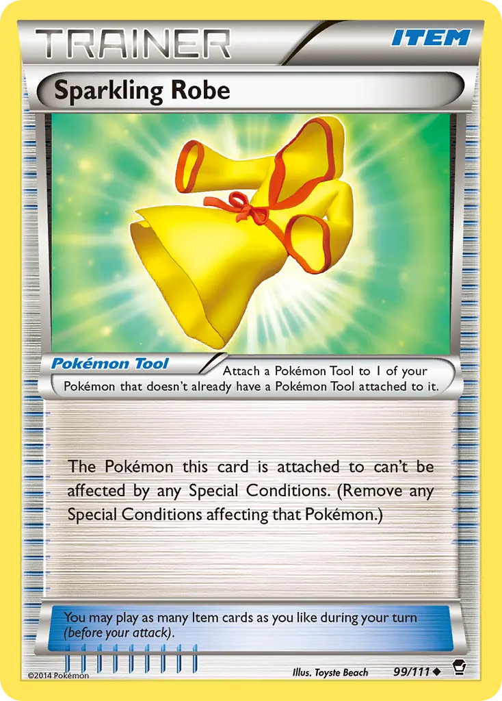 Sparkling Robe — Furious Fists 99 Pokémon card