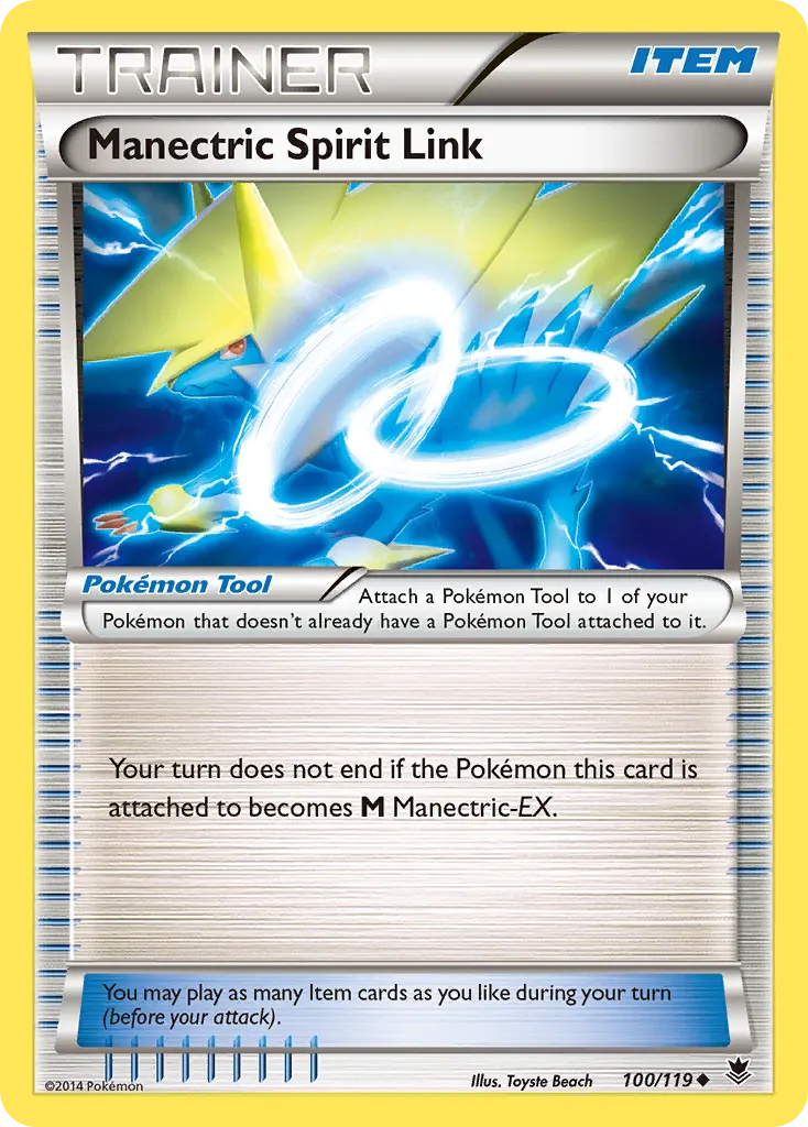 Manectric Spirit Link — Phantom Forces 100 Pokémon card