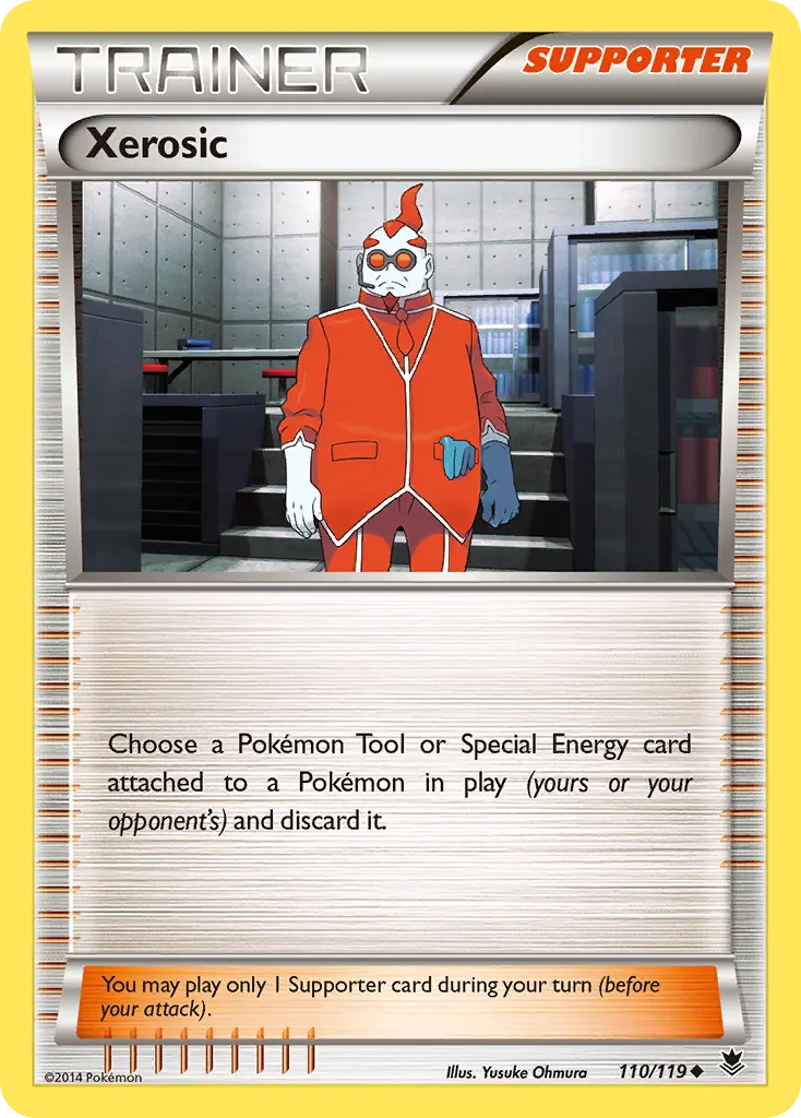 Xerosic — Phantom Forces 110 Pokémon card