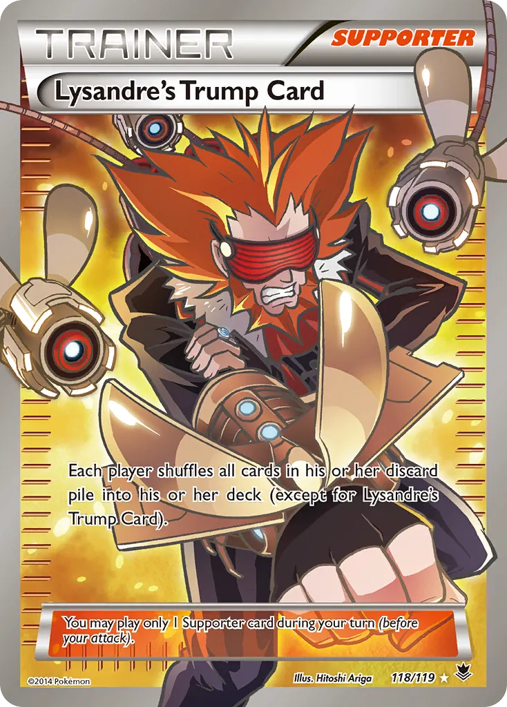 Lysandre's Trump Card — Phantom Forces 118 Pokémon card