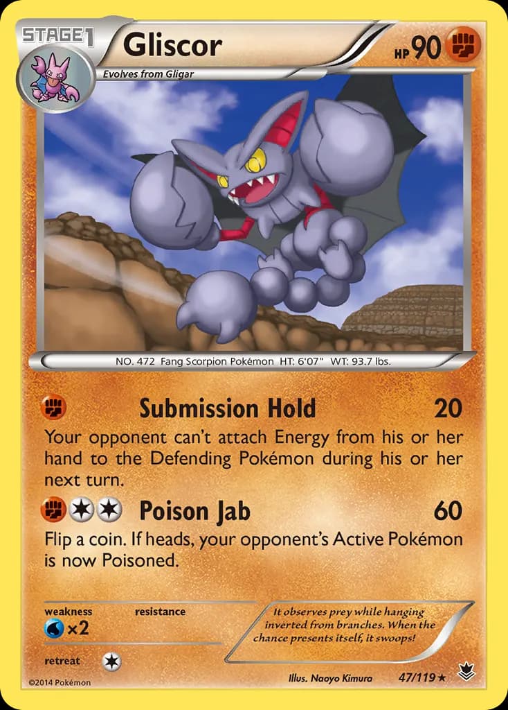 Gliscor — Phantom Forces 47 Pokémon card