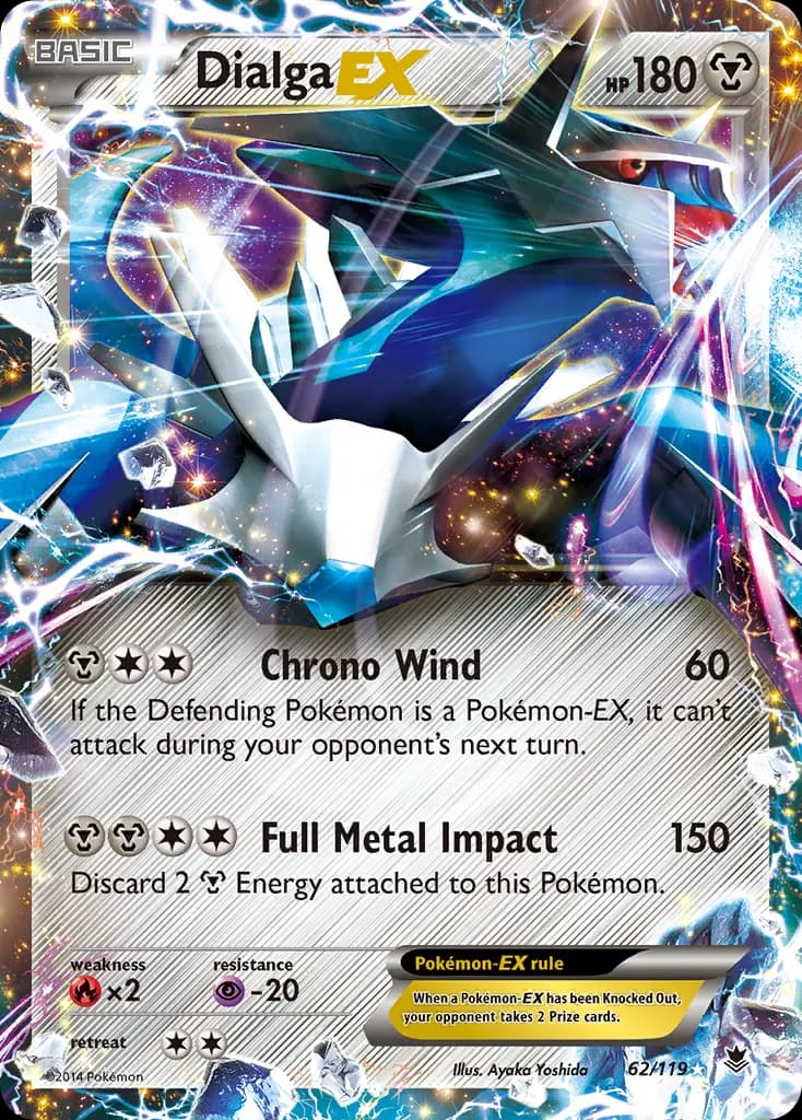 Dialga-EX — Phantom Forces 62 Pokémon card