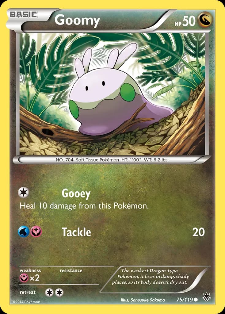 Goomy — Phantom Forces 75 Pokémon card