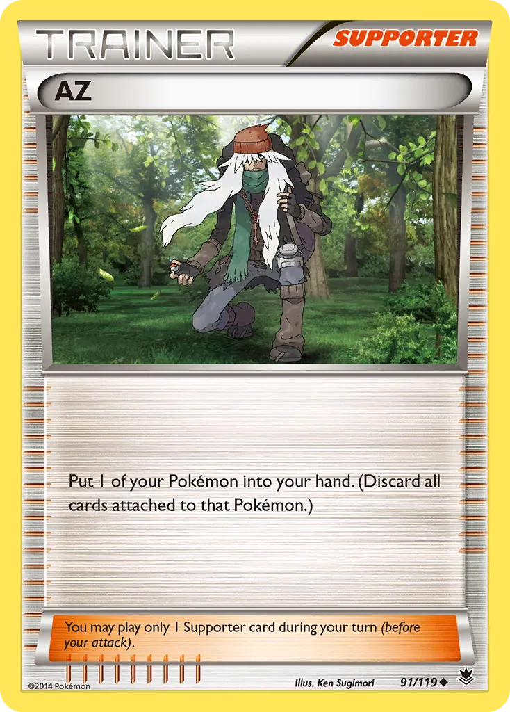 AZ — Phantom Forces 91 Pokémon card