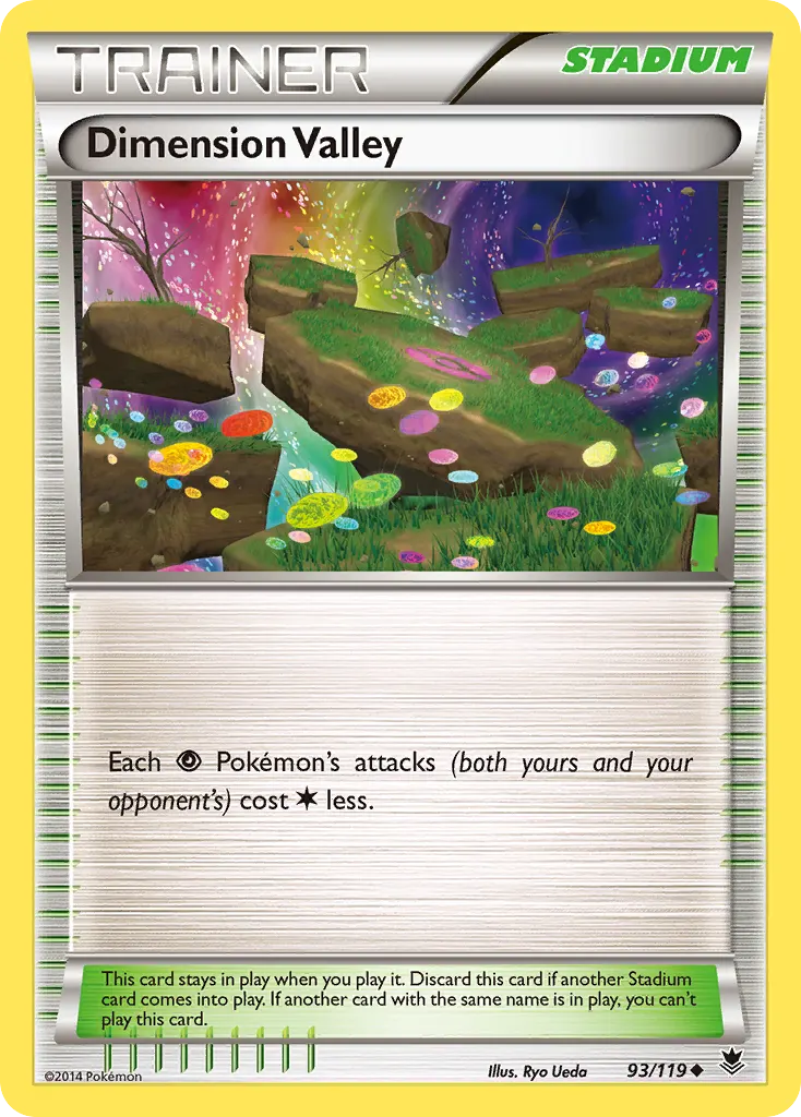 Dimension Valley — Phantom Forces 93 Pokémon card