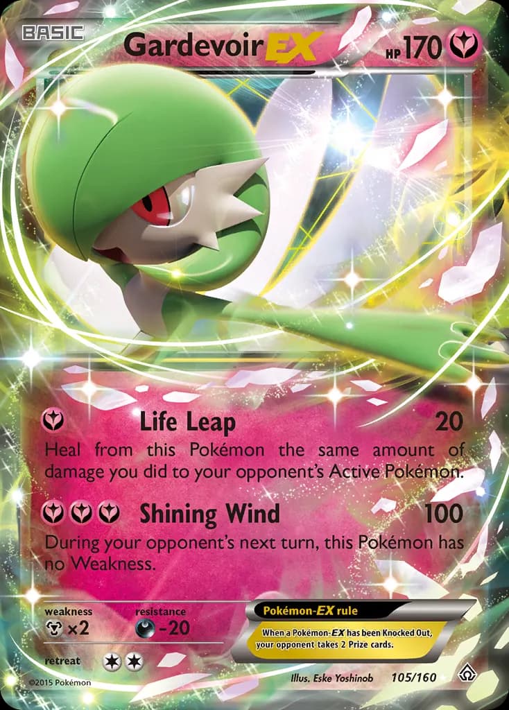 Gardevoir-EX — Primal Clash 105 Pokémon card