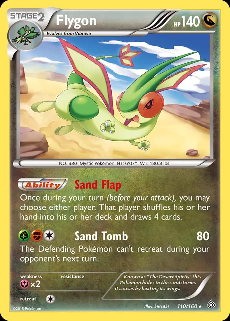 Flygon — Primal Clash 110 Pokémon card