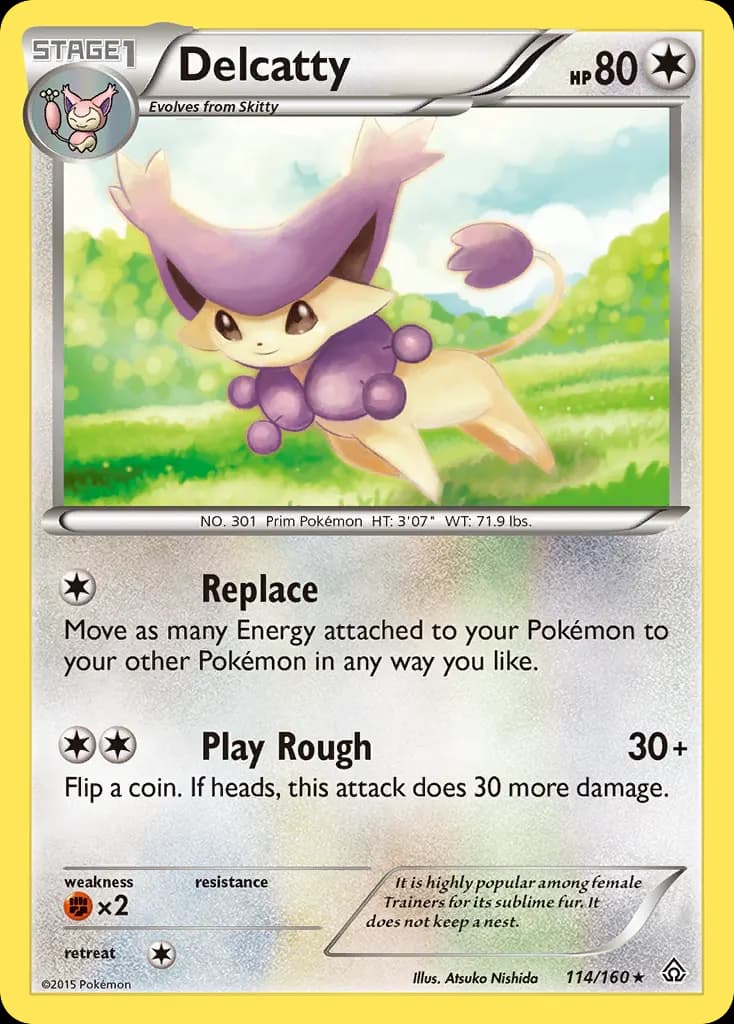 Delcatty — Primal Clash 114 Pokémon card