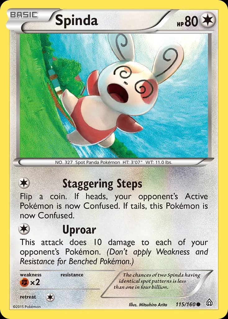 Spinda — Primal Clash 115 Pokémon card