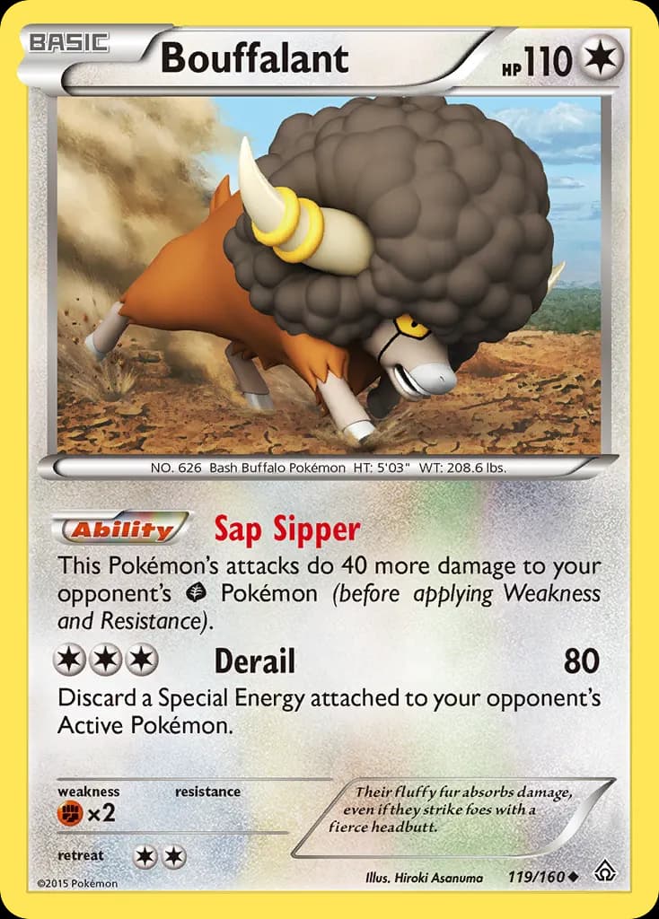 Bouffalant — Primal Clash 119 Pokémon card