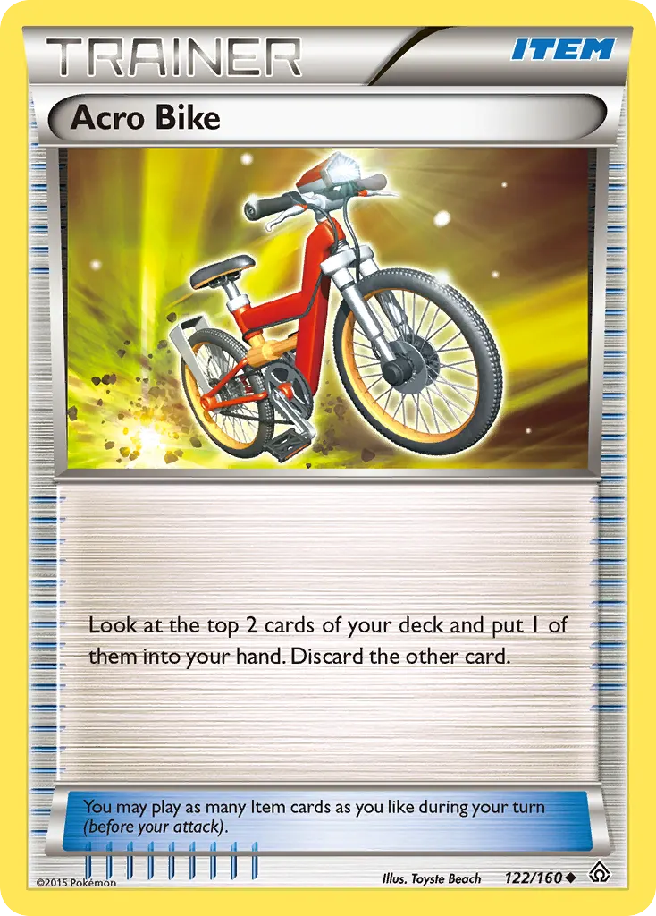 Acro Bike — Primal Clash 122 Pokémon card