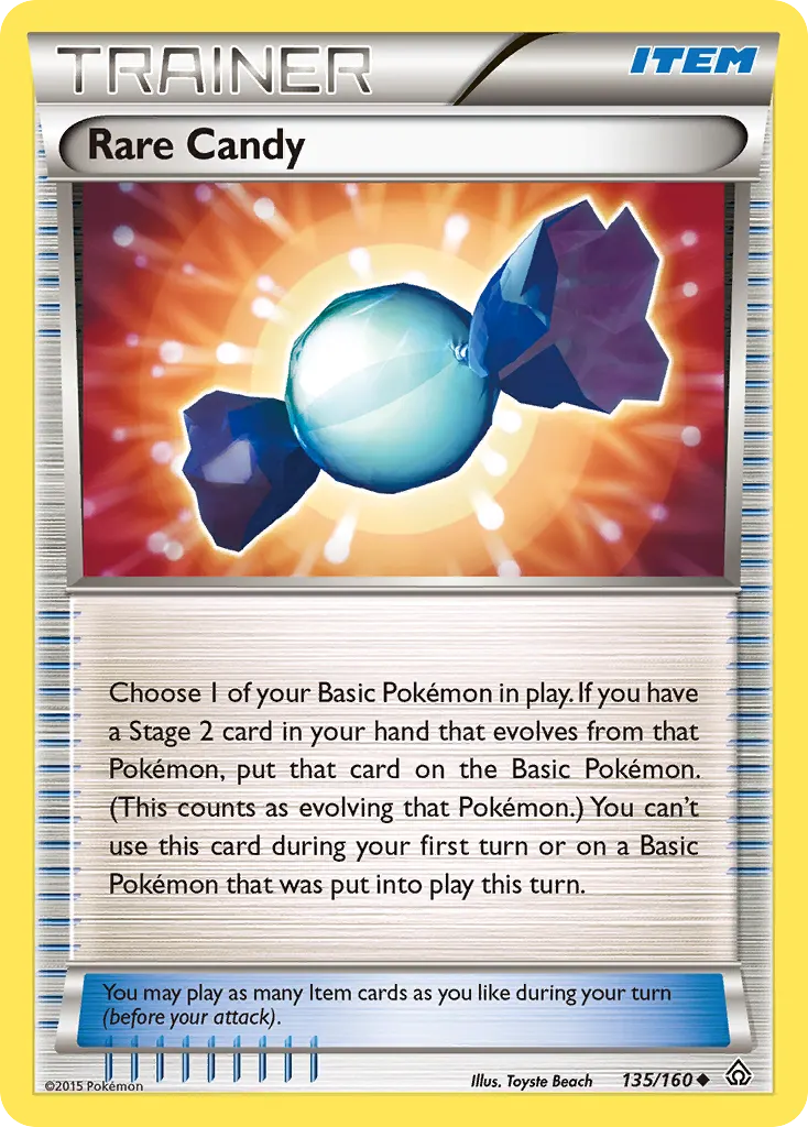 Rare Candy — Primal Clash 135 Pokémon card