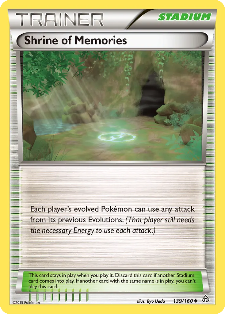 Shrine of Memories — Primal Clash 139 Pokémon card