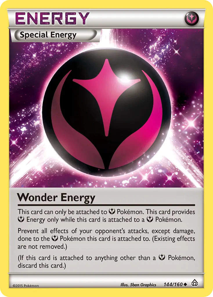 Wonder Energy — Primal Clash 144 Pokémon card