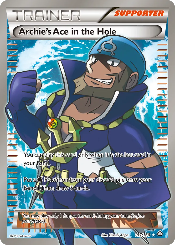 Archie's Ace in the Hole — Primal Clash 157 Pokémon card