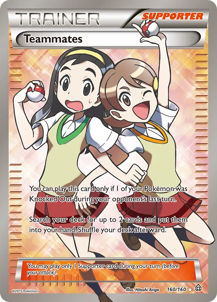 Teammates — Primal Clash 160 Pokémon card